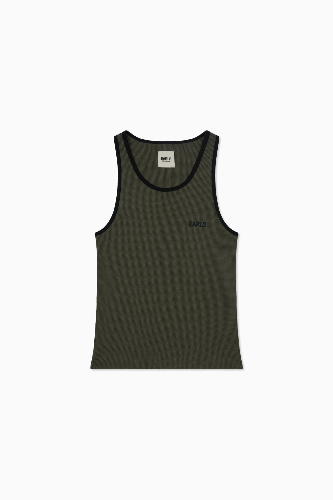 Icon Singlet - Contrast Khaki