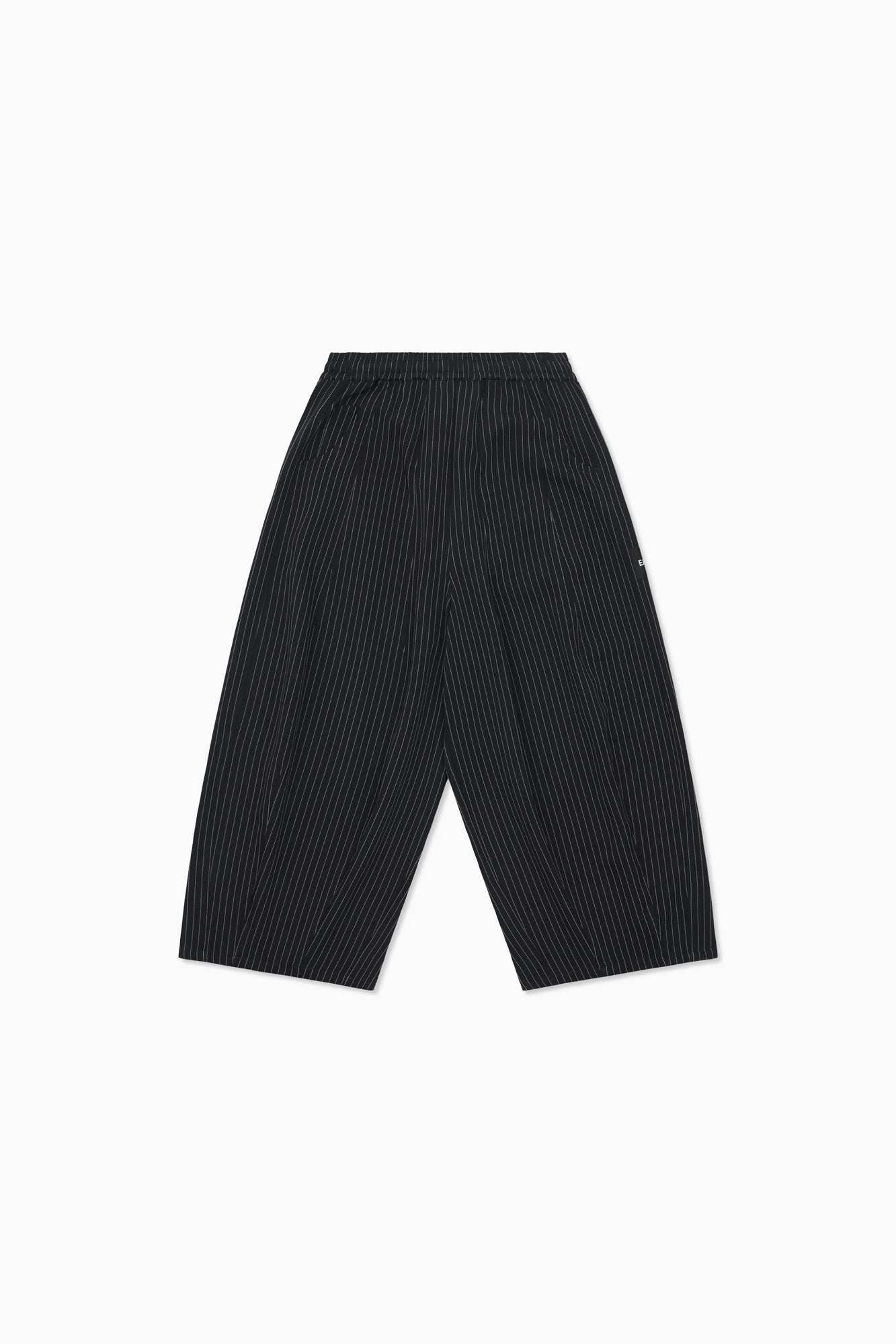 Relax Pant - Navy/Silver Pinstripe