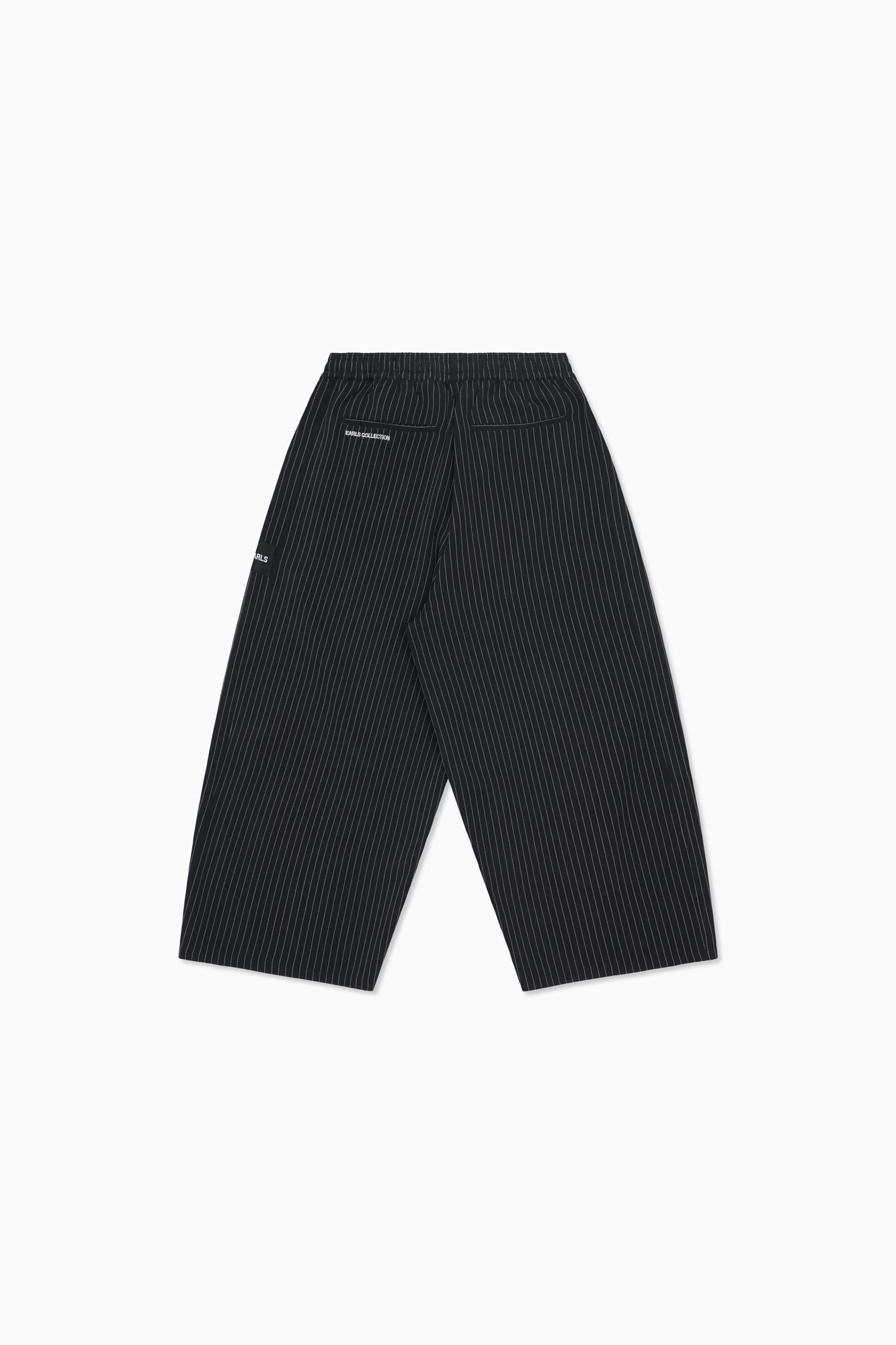 Relax Pant - Navy/Silver Pinstripe