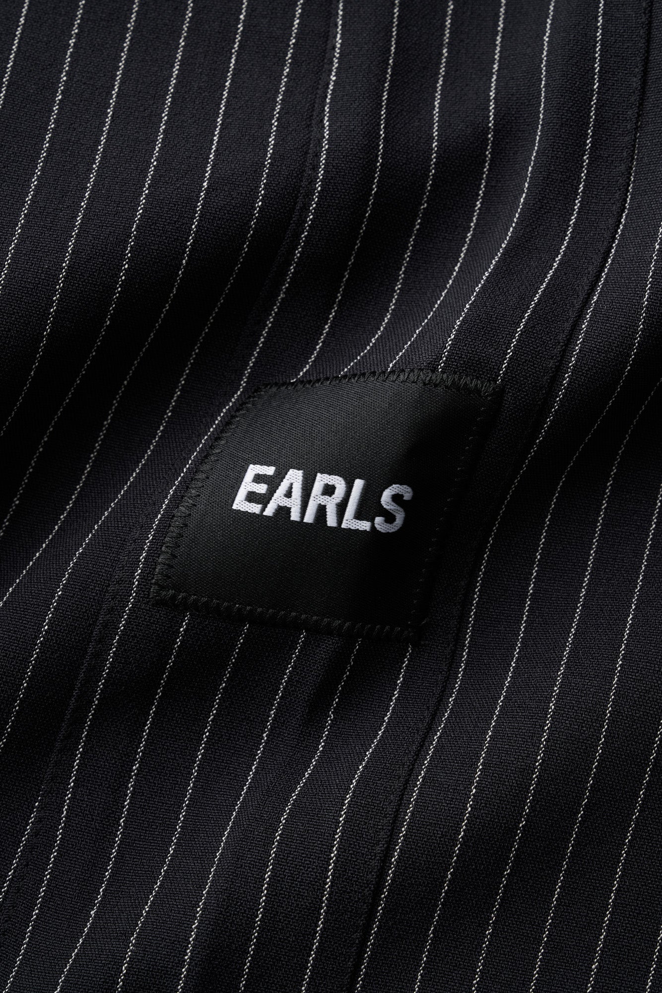 Relax Pant - Navy/Silver Pinstripe