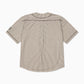 Baseman Shirt - Brown Stripe