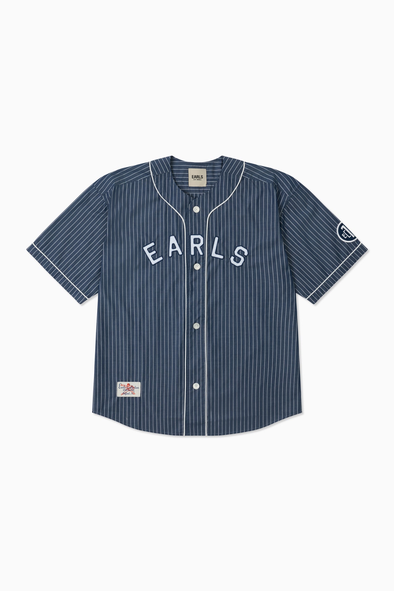 Baseman Shirt - Navy Stripe