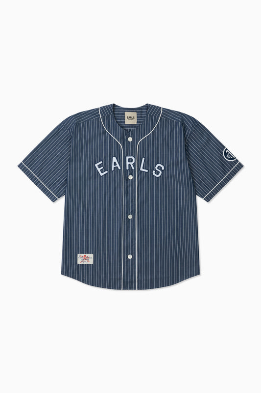 Baseman Shirt - Navy Stripe