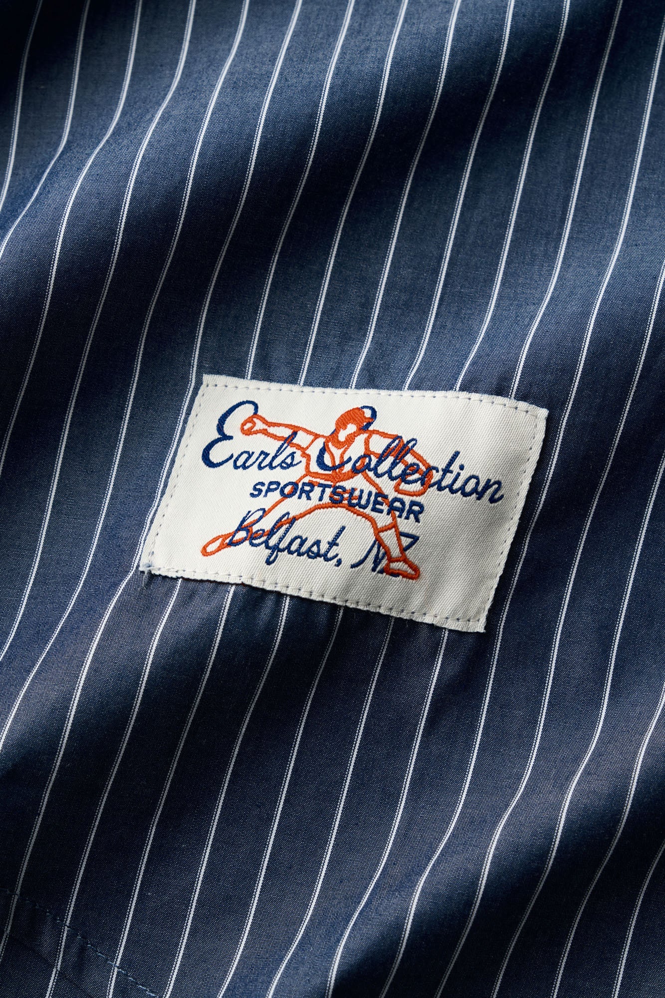 Baseman Shirt - Navy Stripe