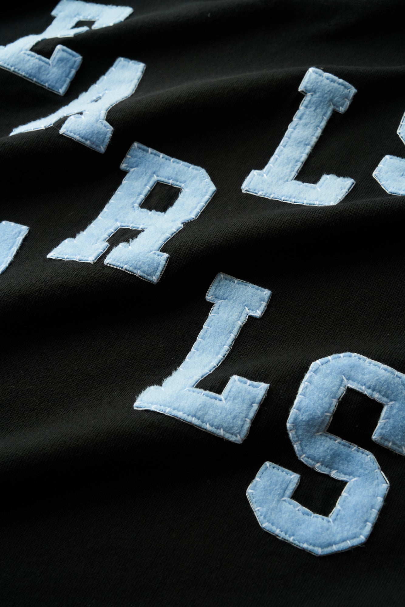 Felt Tee - Black/Blue