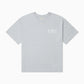 Thick Stitch Tee - Grey Marle