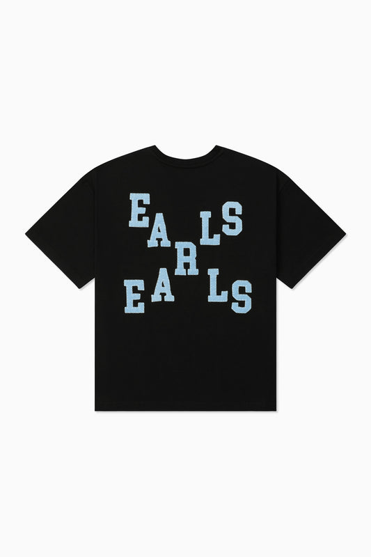 Felt Tee - Black/Blue