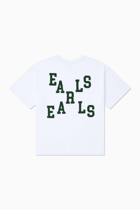 Felt Tee - White/Forrest