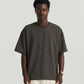 Stripe Block Tee - Brown