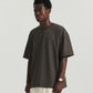 Stripe Block Tee - Brown