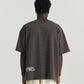 Stripe Block Tee - Brown