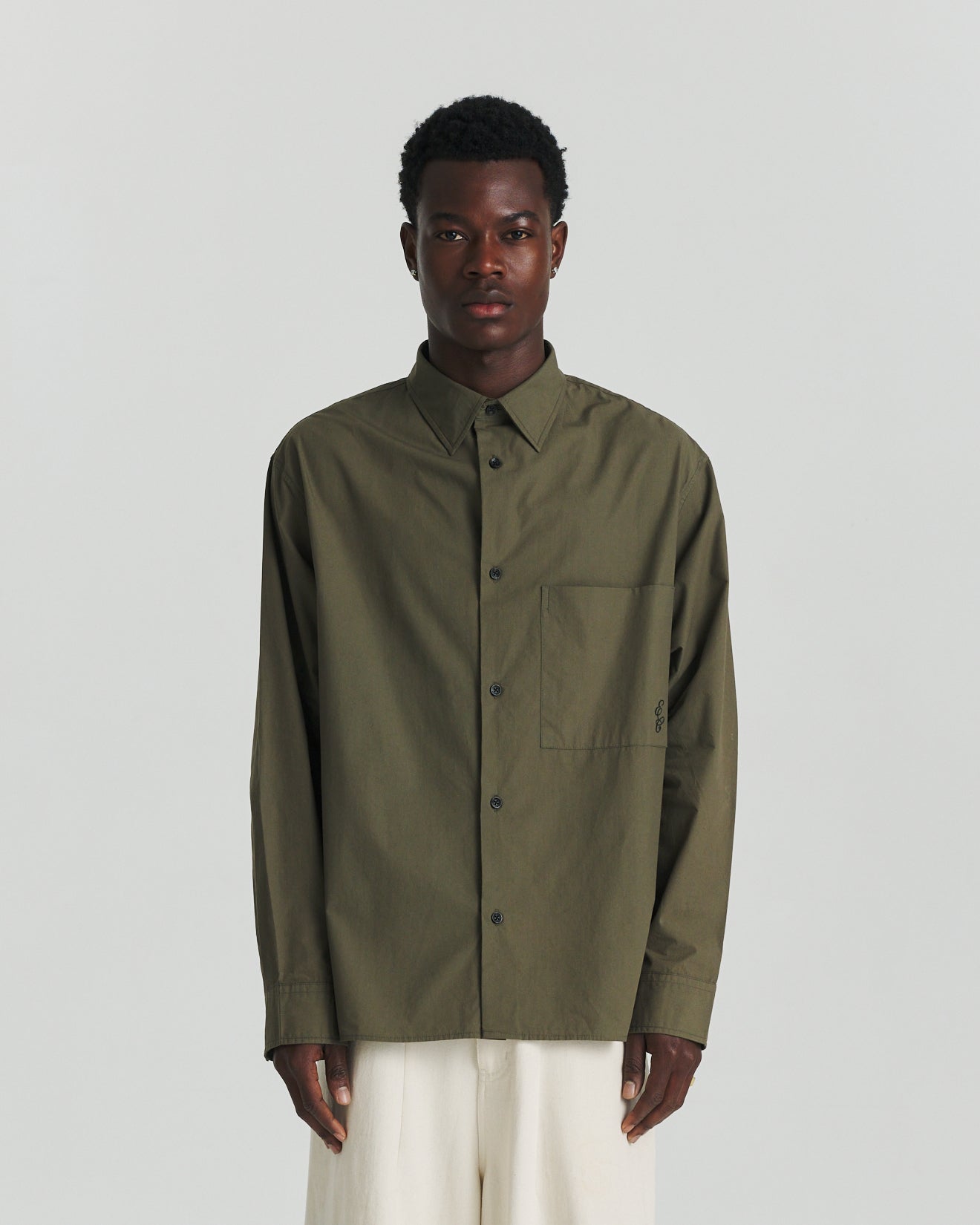 CBD Shirt - Deep Olive Solid