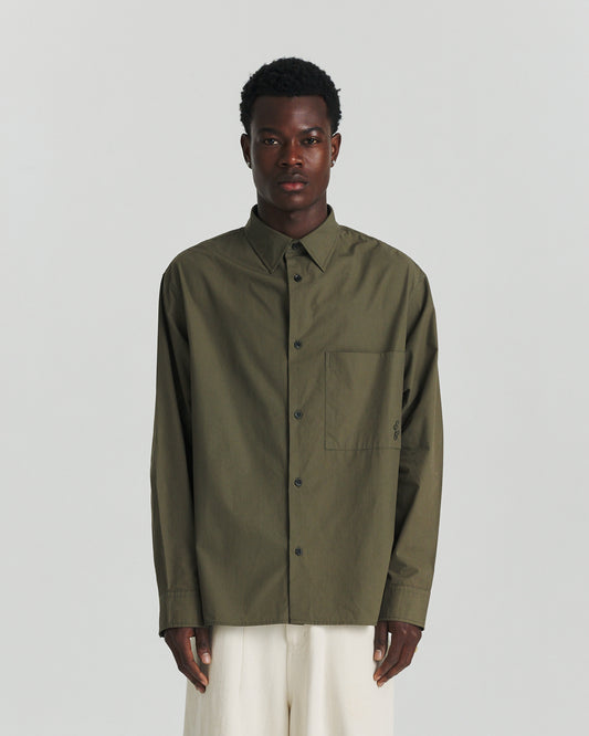 CBD Shirt - Deep Olive Solid