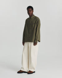 CBD Shirt - Deep Olive Solid