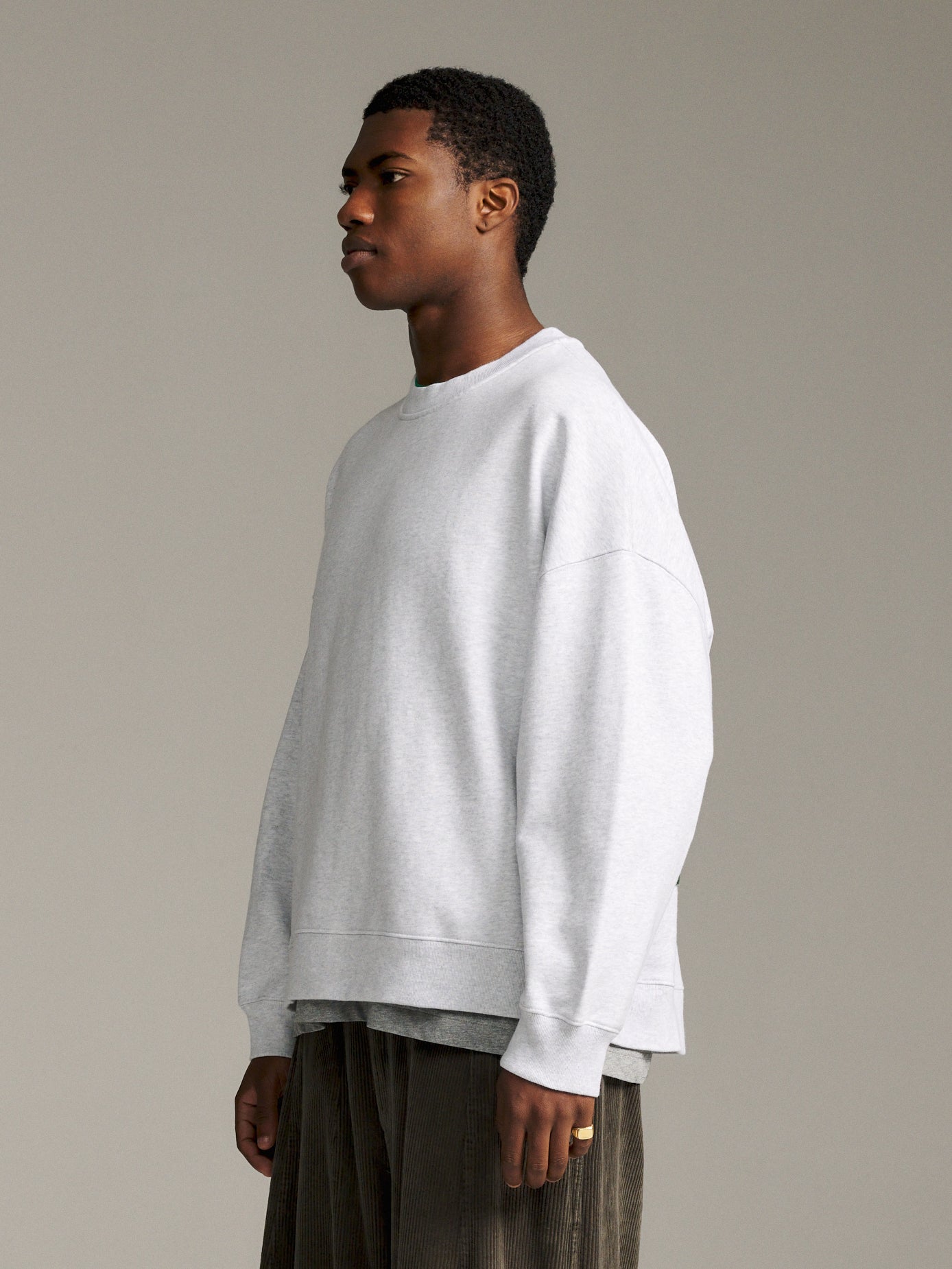 Felt Crew - Light Grey Marle