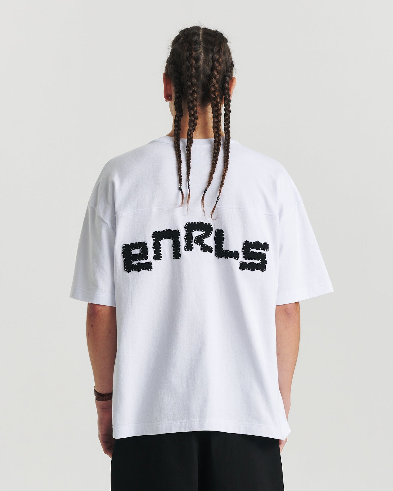 Yoke Tee - White/Black