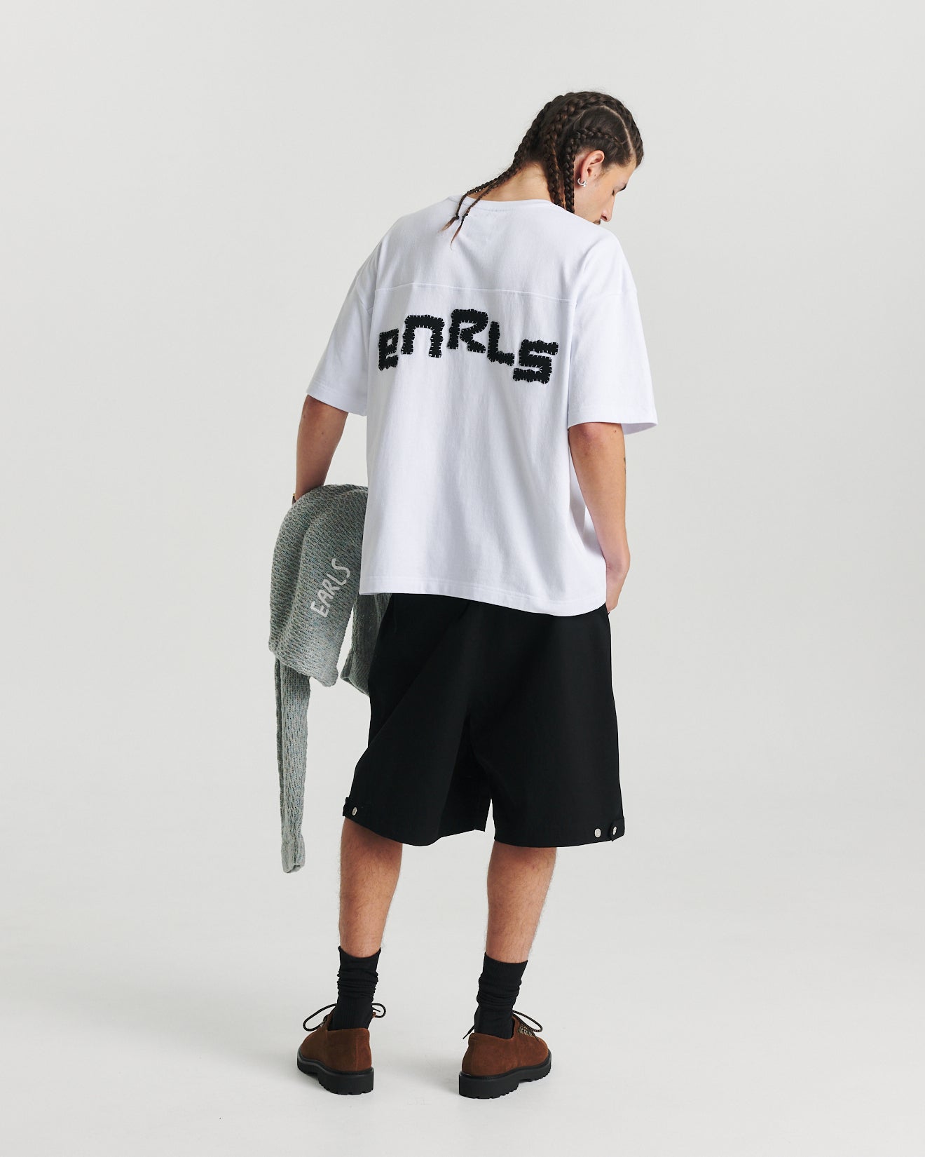 Yoke Tee - White/Black