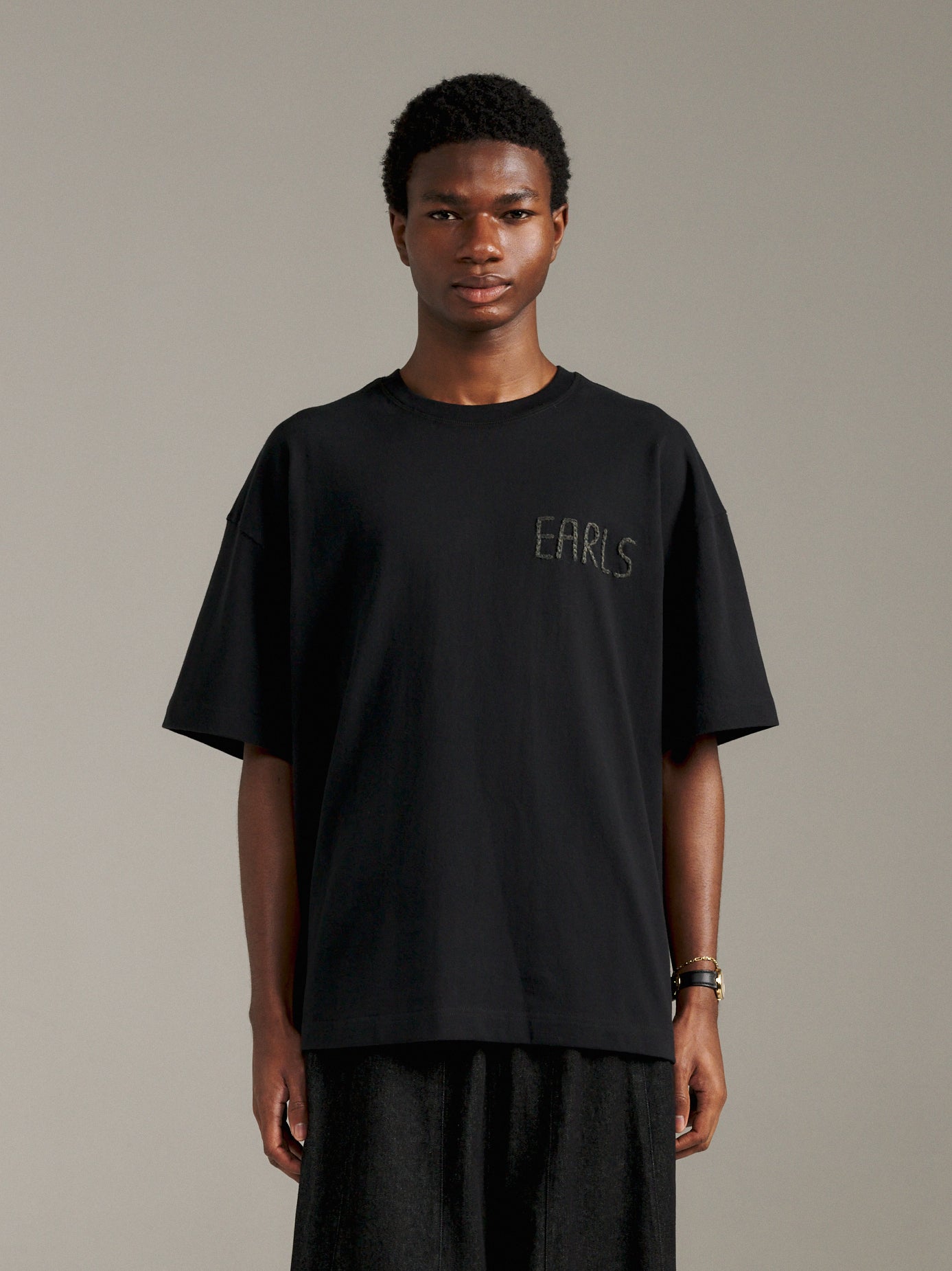 Capital Stitch Tee - Black