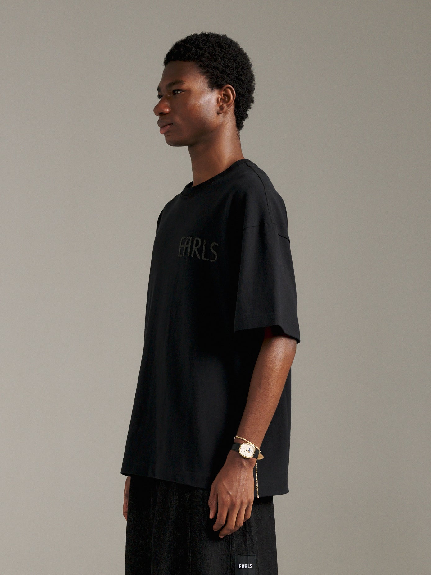 Capital Stitch Tee - Black