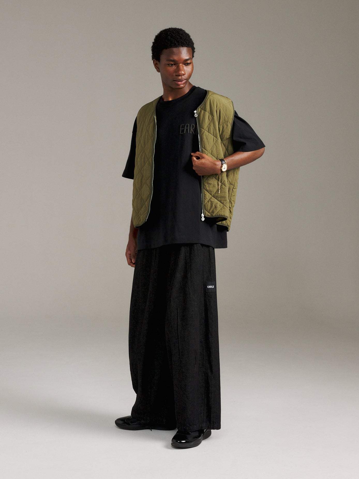 Capital Stitch Tee - Black