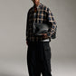 Ombre Check Shirt - Navy