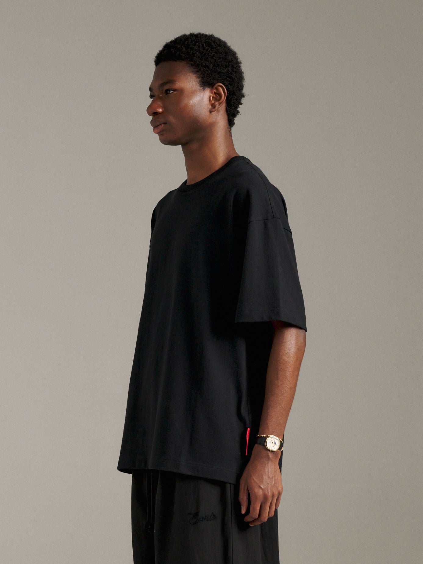Tartan Tee - Black