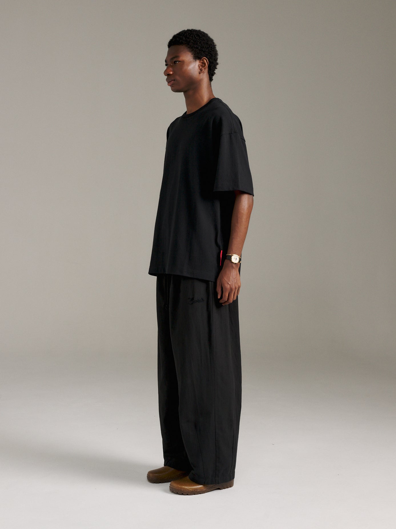 Tartan Tee - Black