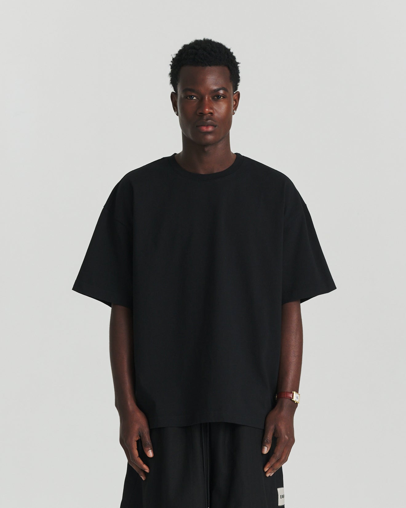 Felt Tee - Black/Blue