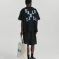 Felt Tee - Black/Blue
