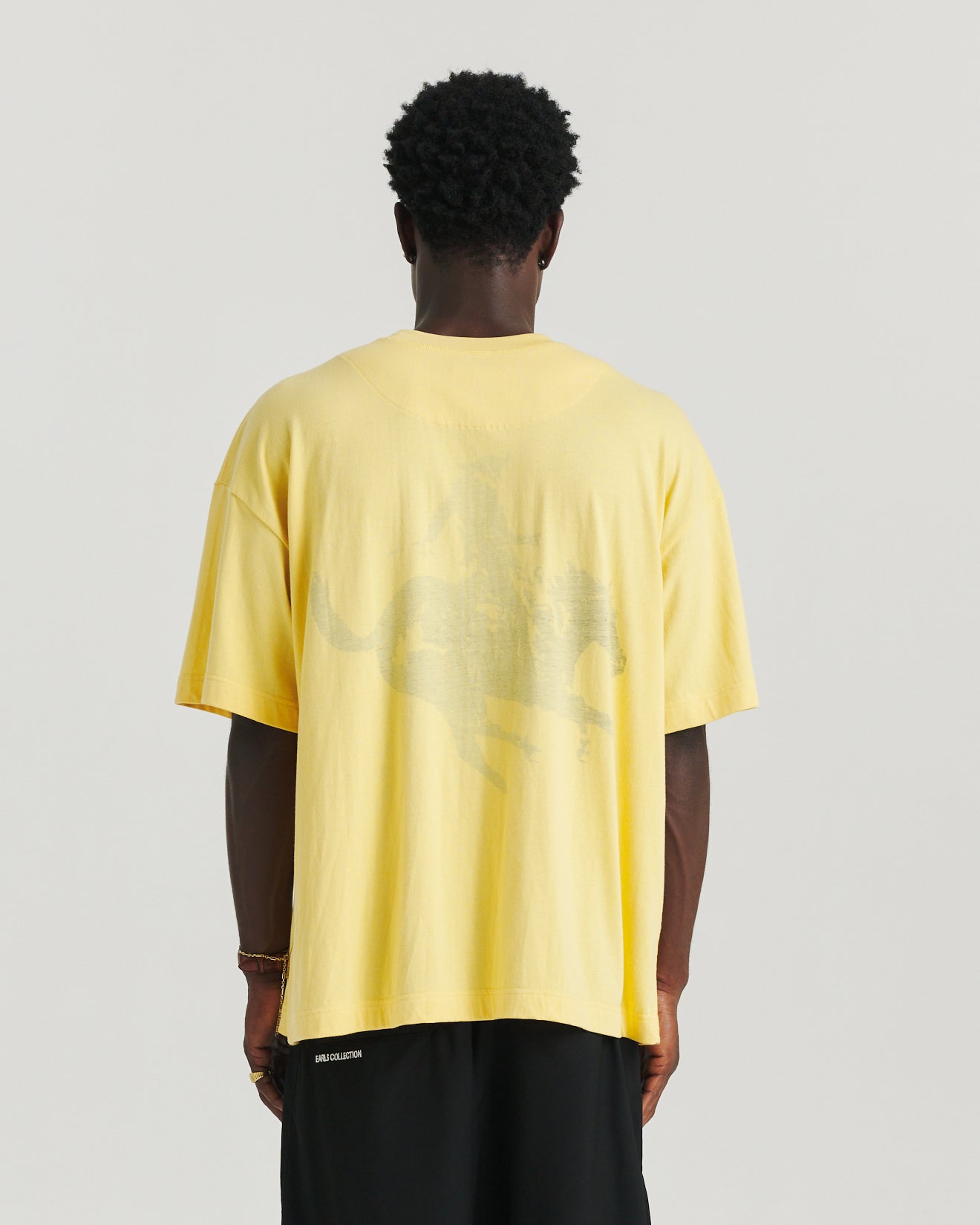 Cowboys Tee - Pale Yellow