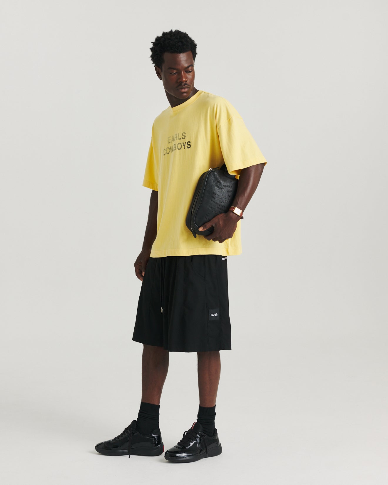 Cowboys Tee - Pale Yellow