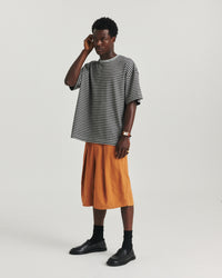 Stripe Block Tee - Grey