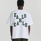 Felt Tee - White/Forrest