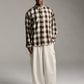 Ombre Check Shirt - Brown/Teal