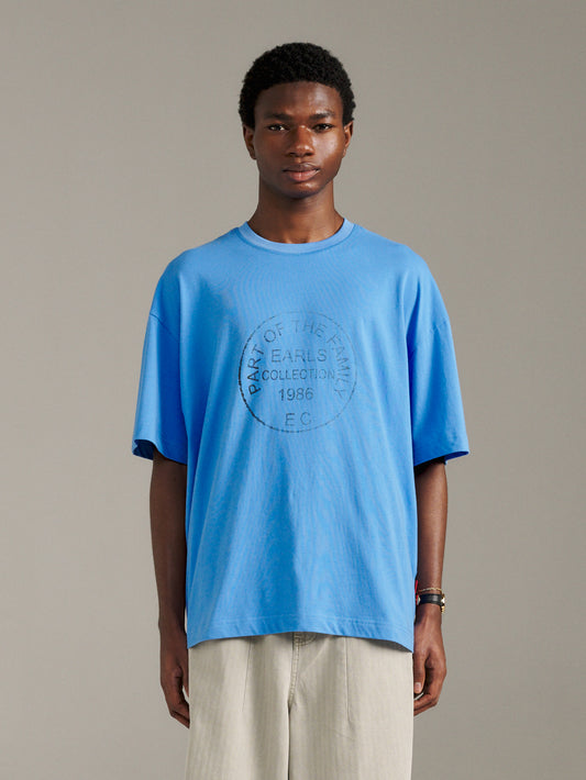 Stamp Tee - Blue