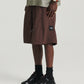 Nylon Relax Short - Brown