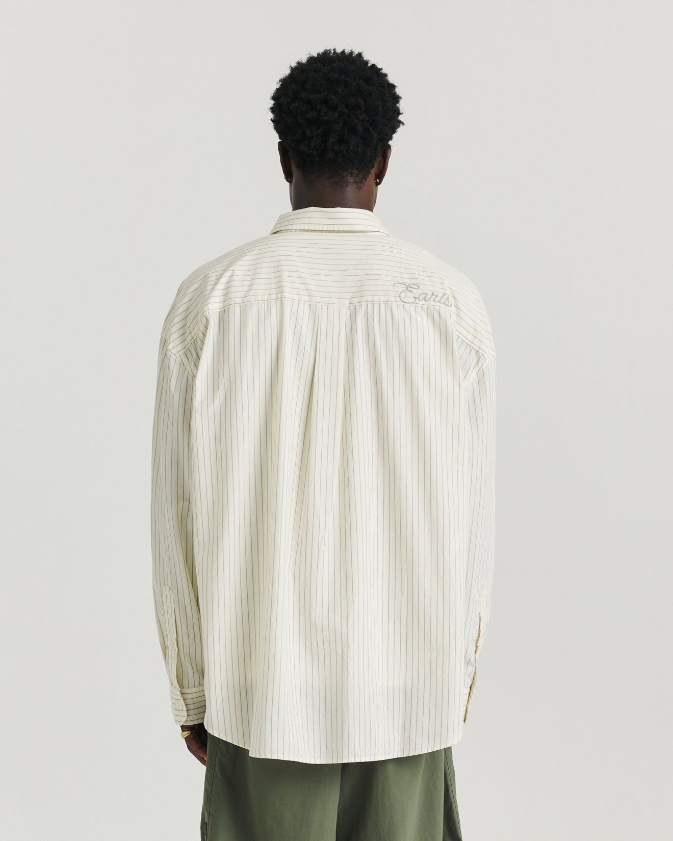 Thread Shirt - Olive Stripe