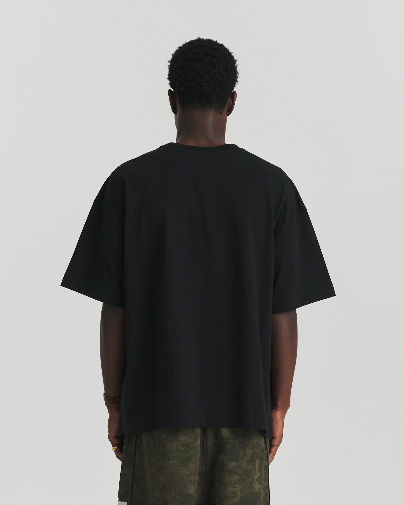 Thick Stitch Tee - Black