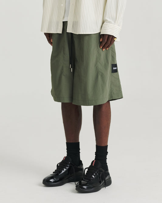 Nylon Relax Short - Khaki