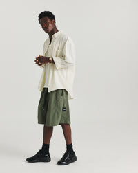 Nylon Relax Short - Khaki