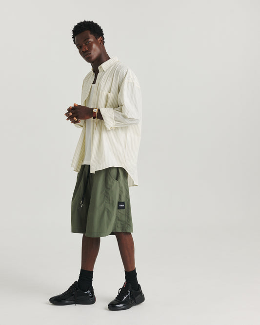 Thread Shirt - Olive Stripe