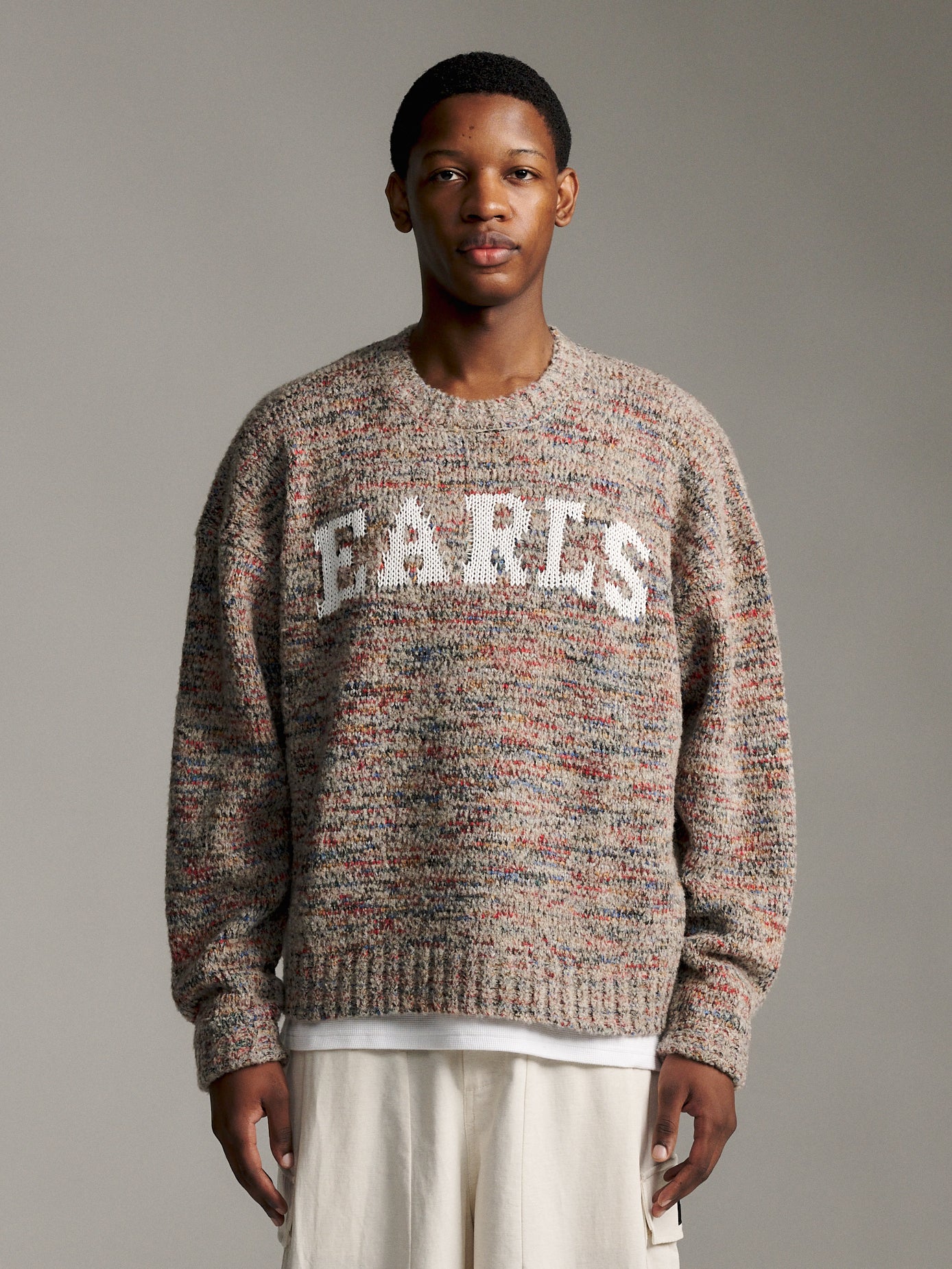Oma Intarsia Knit - Oat