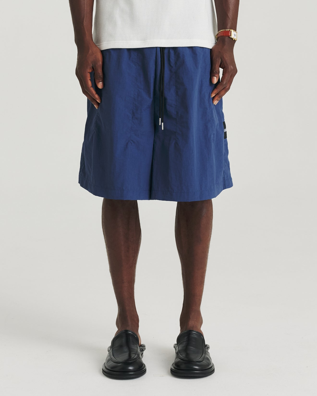 Nylon Relax Short - Blue – Earls Collection