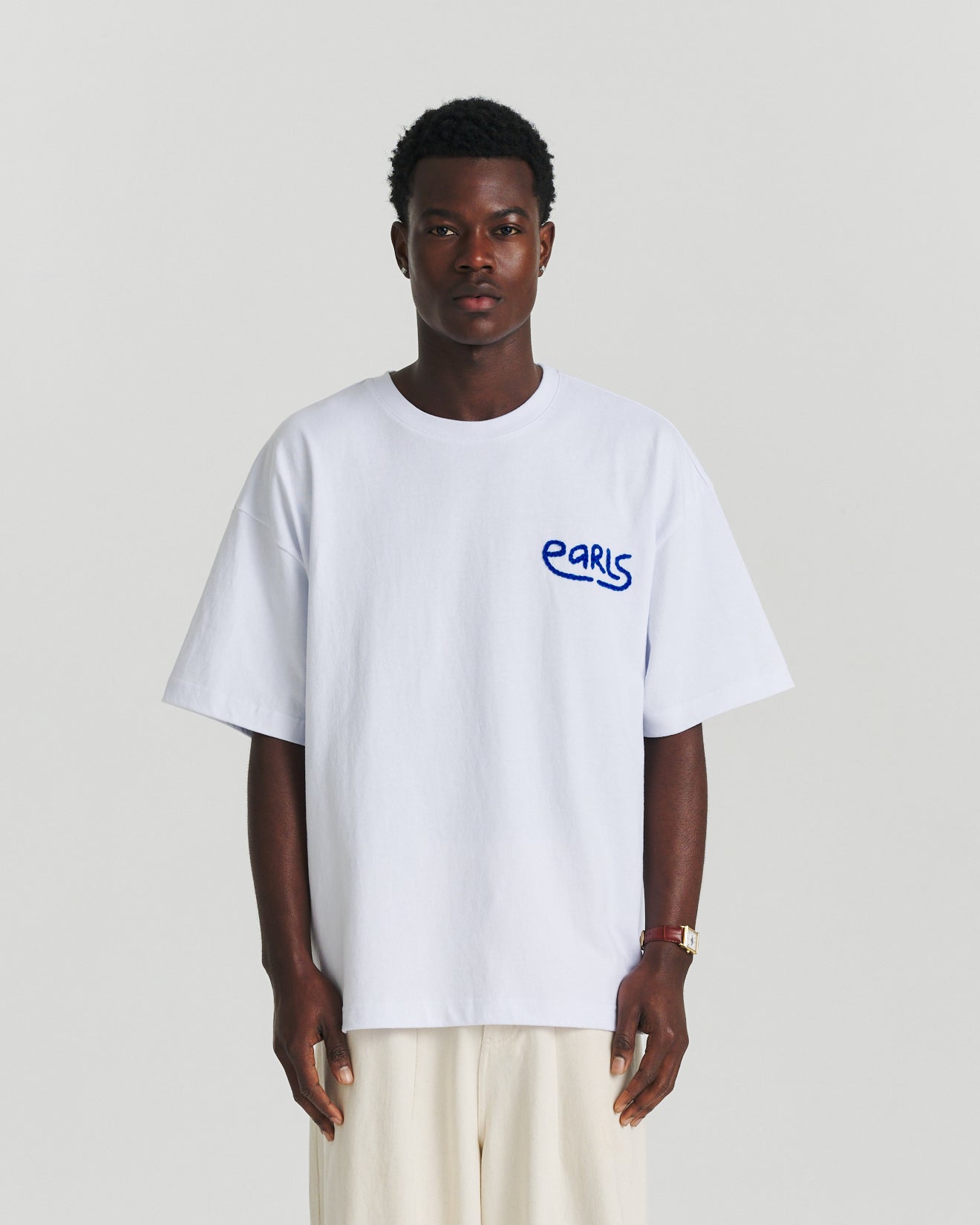 Thick Stitch Tee - White