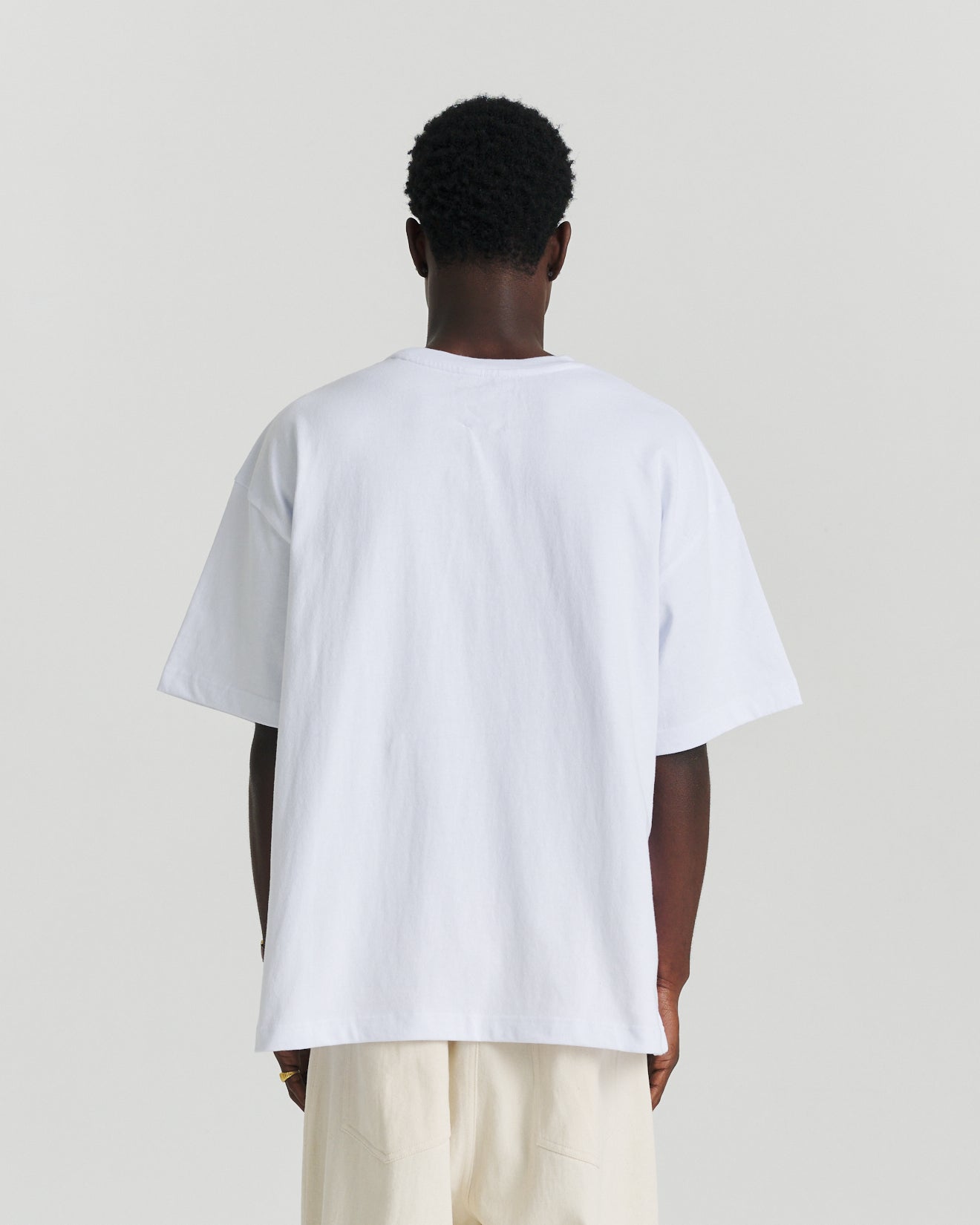 Thick Stitch Tee - White