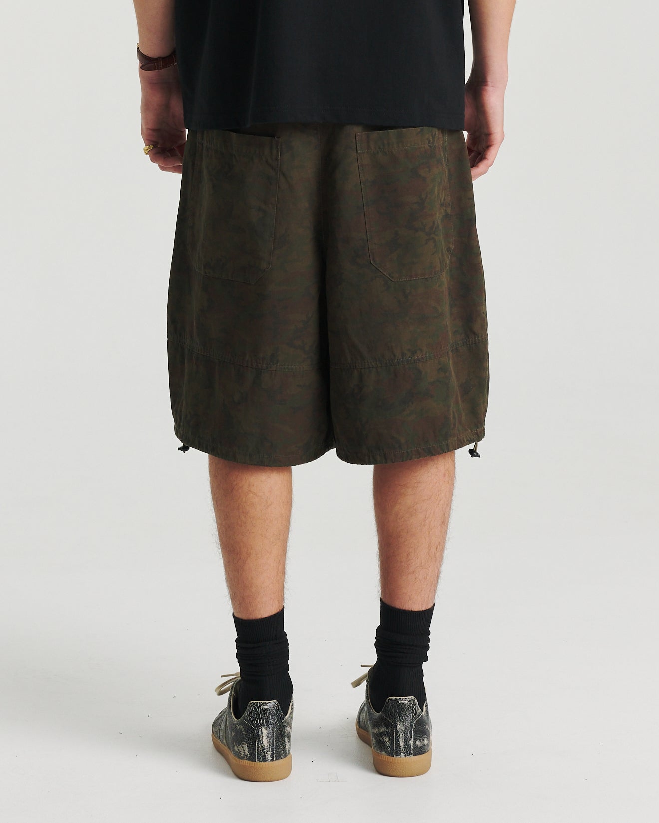 Printed Bungee Short - Camo