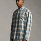 Ombre Check Shirt - Stone Blue