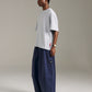 Tartan Tee - Grey Marle
