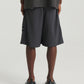 Nylon Relax Short - Charcoal