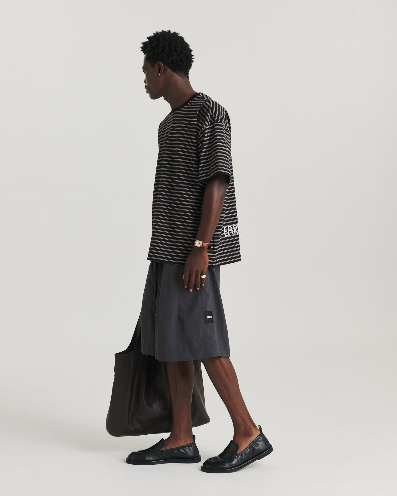 Nylon Relax Short - Charcoal